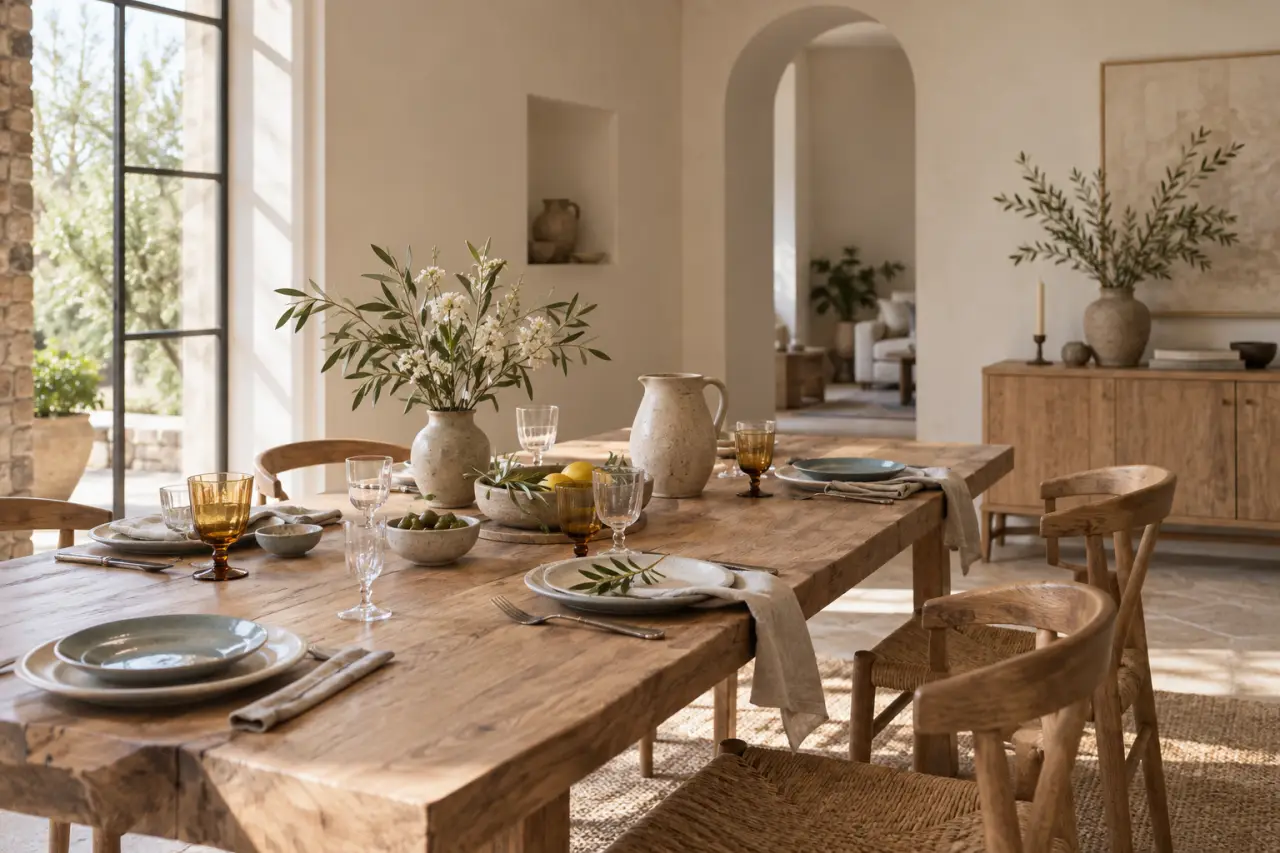 L’art de la table se compose sans service complet