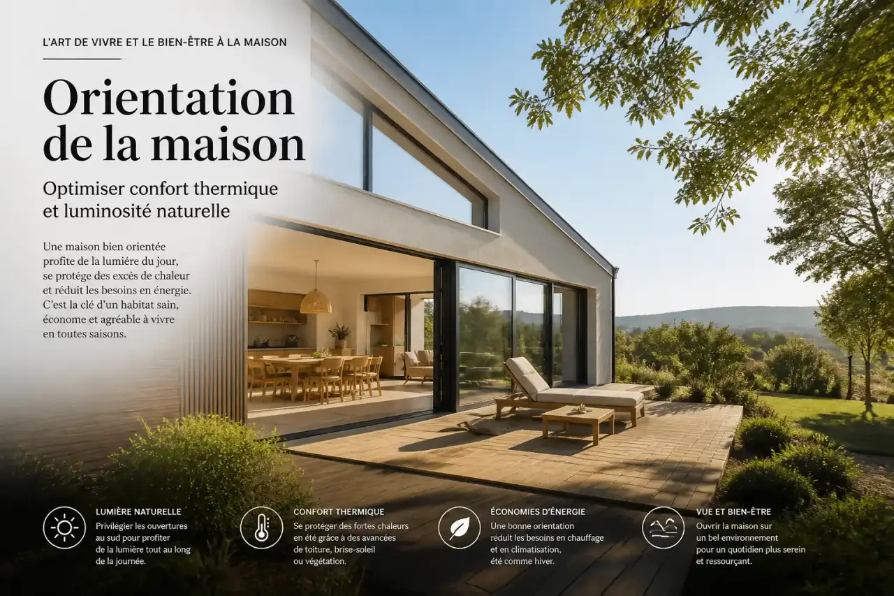 Orientation de la maison : optimiser confort thermique et luminosité naturelle