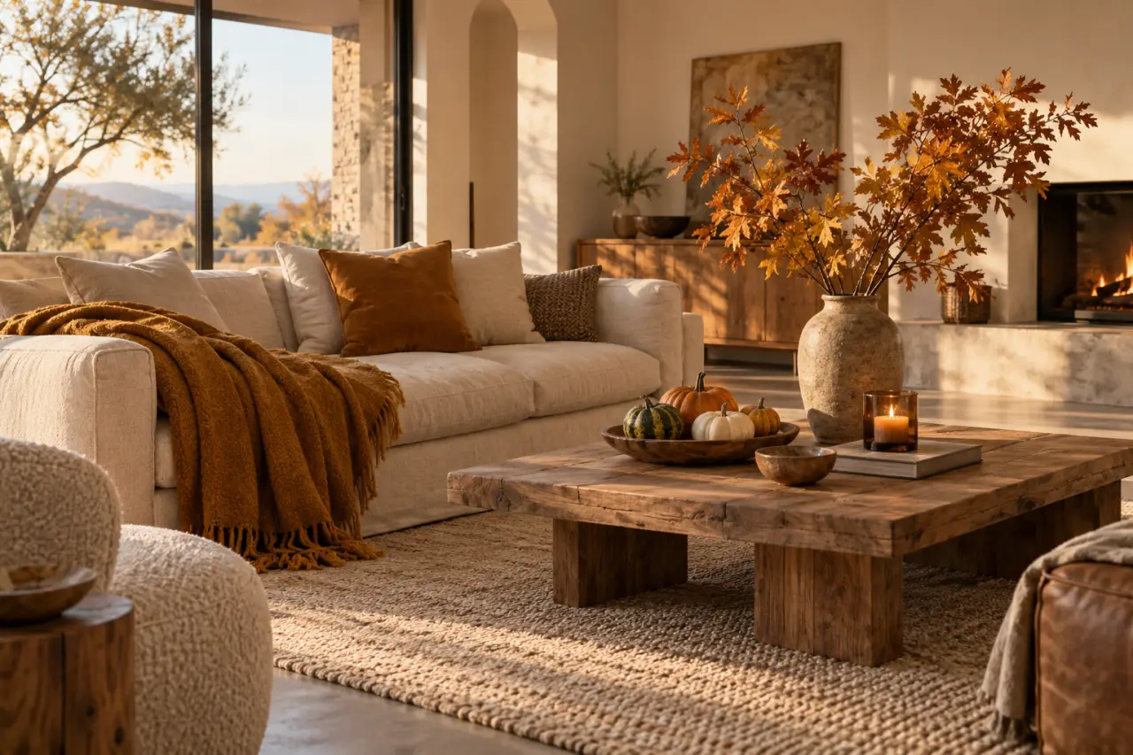 Décoration automne : 5 repères pour réchauffer la maison sans l’encombrer